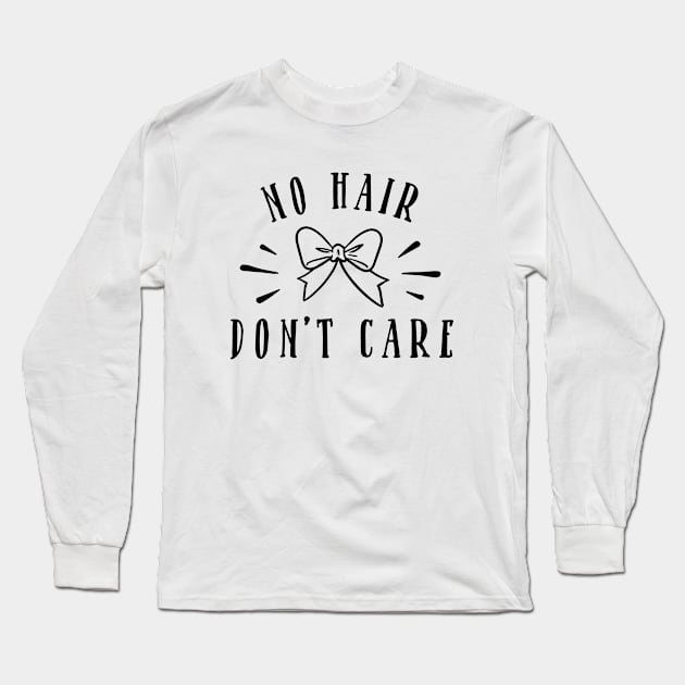 Newborn Series: No Hair Don't Care Long Sleeve T-Shirt by Jarecrow 